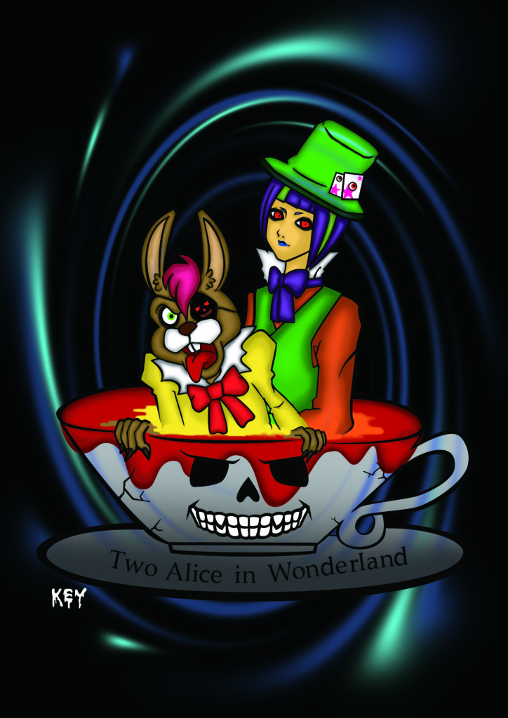 いかれ帽子屋、三日月うさぎ